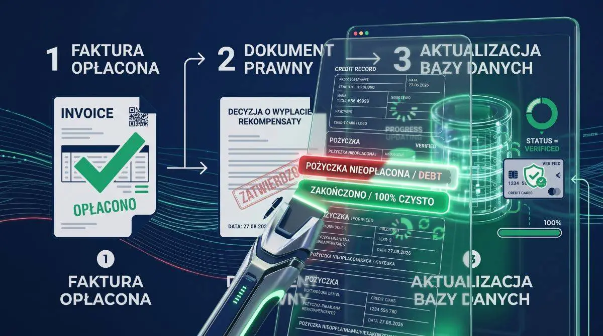 Wykreslenie negatywnego wpisu z bazy BIK i czyszczenie historii zadłużenia