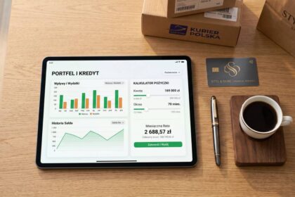 Porównanie kredytu gotówkowego bez zaświadczeń i pożyczki ratalnej – analiza ofert finansowych na tablecie