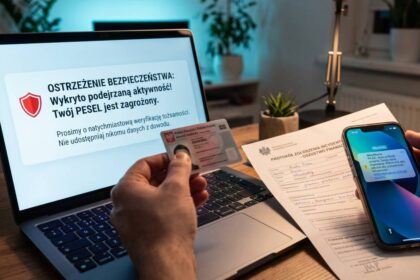 Zgłoszenie przestępstwa o wyłudzenie pożyczki na skradzione dane i dowód osobisty