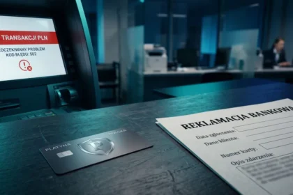 Schemat ścieżki dochodzenia roszczeń przy reklamacji transakcji bankowej i procedurze chargeback